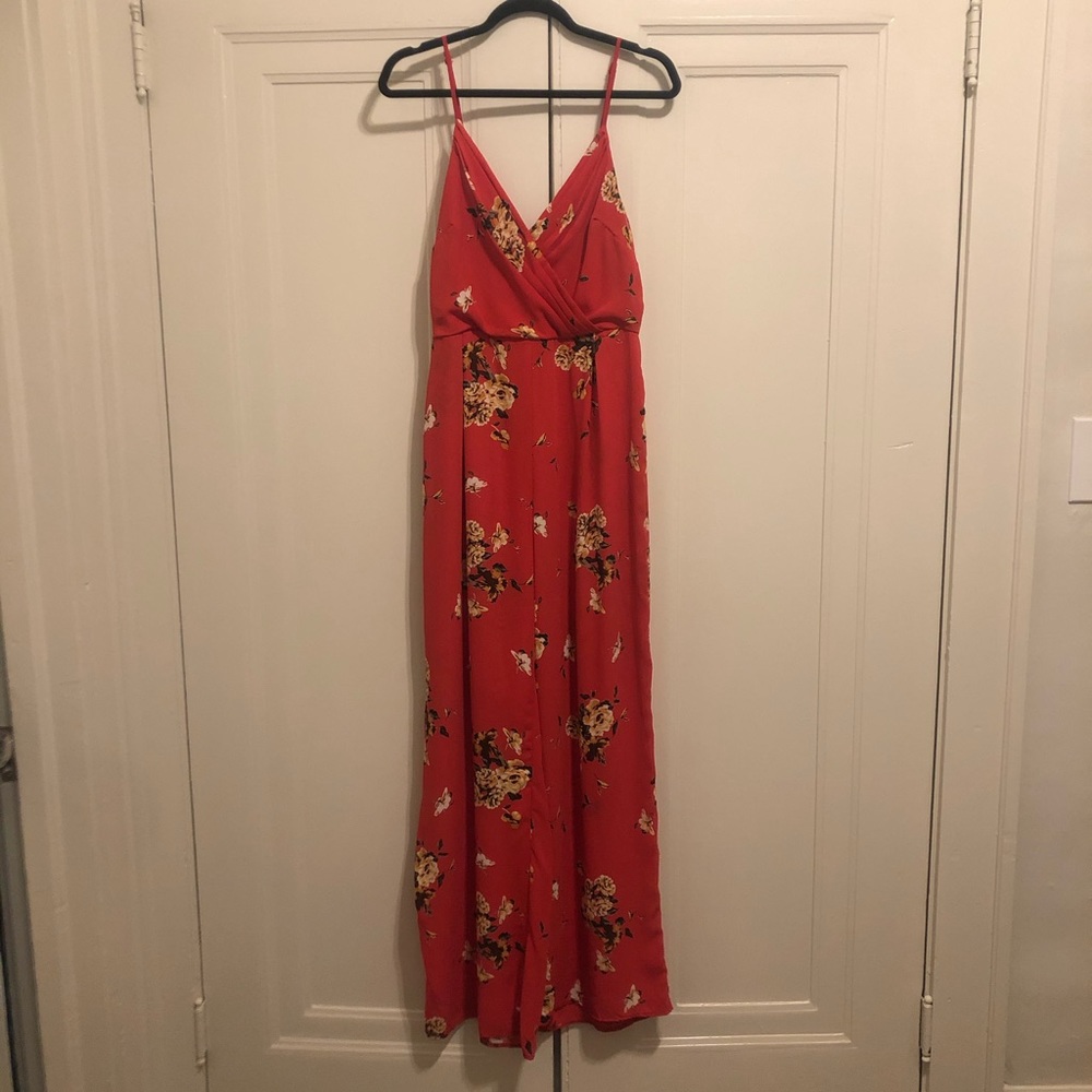 Long Floral Jumpsuit